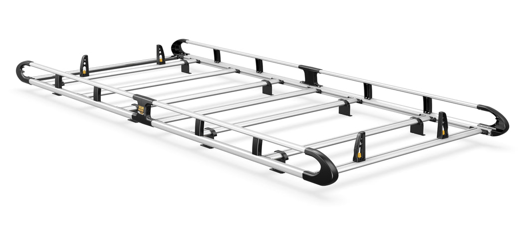 Van Guard ULTI Rack+ (Aluminium) - 7 Bar Roof Rack Volkswagen Transporter T6 2015-2025