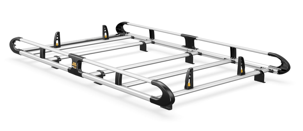 Van Guard ULTI Rack+ (Aluminium) - 5 Bar Roof Rack Peugeot Partner 2008-2018