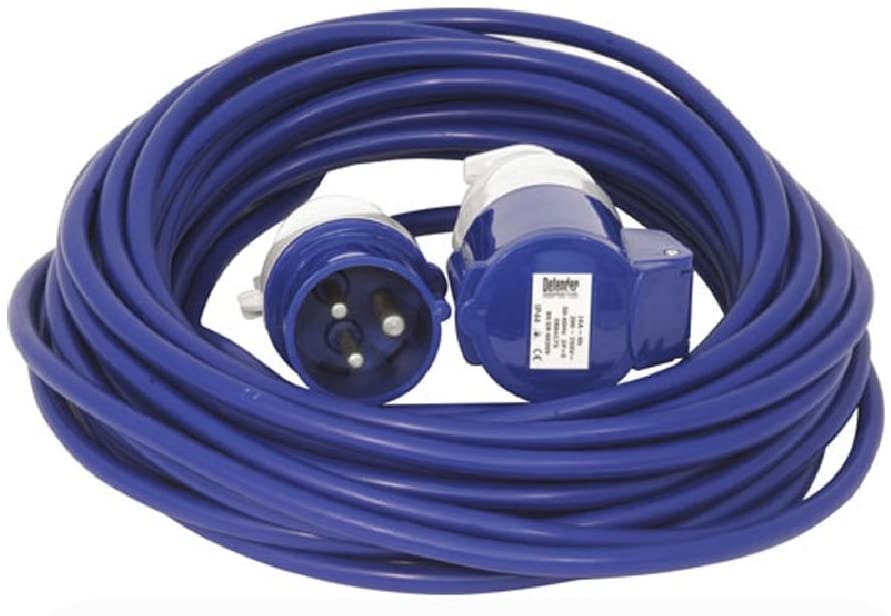 Defender  Extension Leads 14mtr x 4mm x 32A blue cable - E85243