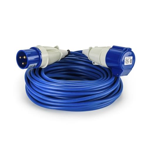 Defender Extension Leads 25mtr x 2.5mm x 32A blue cable - E85249.5
