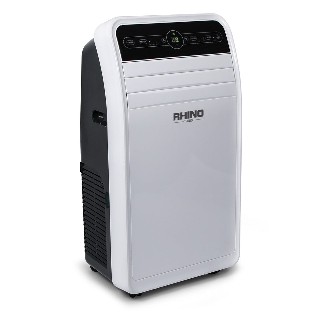 Rhino 12000 BTU Air Conditioner 240V 3 IN 1 Cooling Dehumidifier and Fan H03621