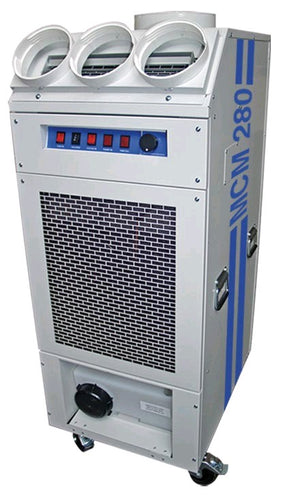 Broughton MCM280PD Power Duct 8.2kw (28000 btu) Industrial High Output Portable Air Conditioning Unit 110v
