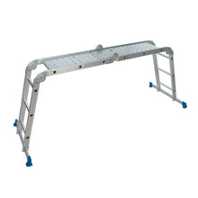Load image into Gallery viewer, Silverline Multipurpose 3.6m Ladder with Platform 953474
